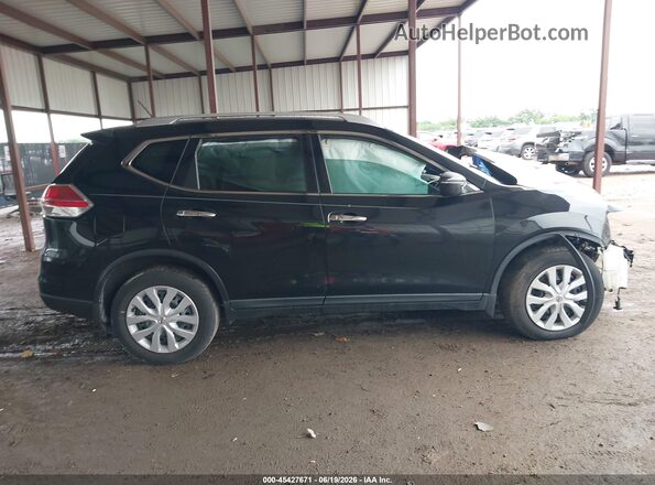 KNMAT2MT6GP606559 2016 NISSAN ROGUE Black Widok wnętrza z tyłu