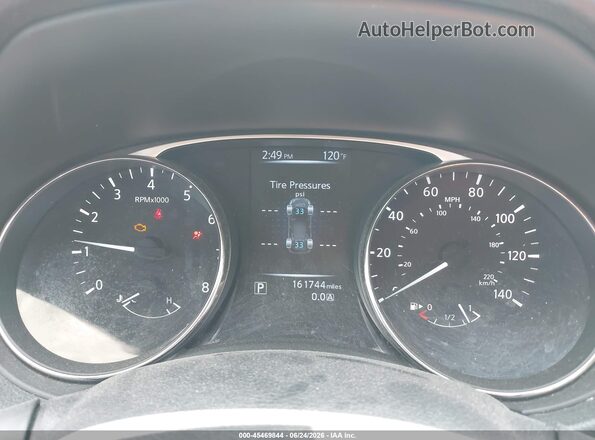 KNMAT2MT6GP619862 2016 NISSAN ROGUE Silver Widok tylnych siedzeń