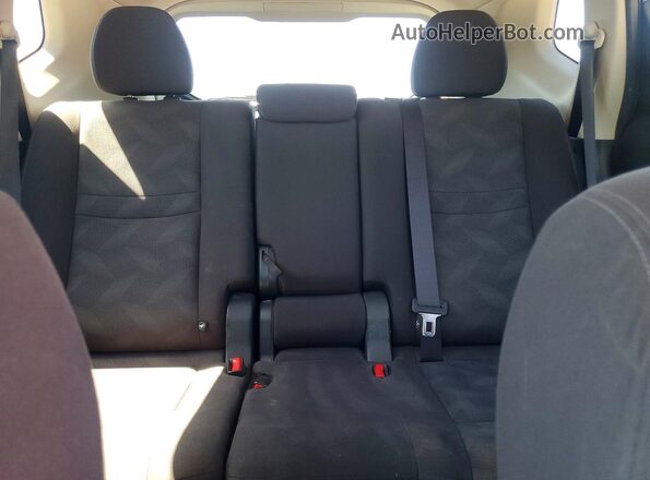 KNMAT2MT6GP637617 2016 NISSAN ROGUE Blue Հետևի նստատեղերի տեսք