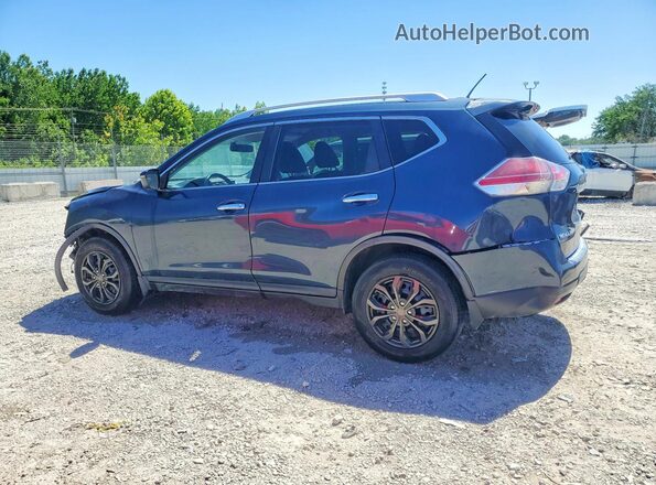 KNMAT2MT6GP637617 2016 NISSAN ROGUE Blue Հետևի ձախ