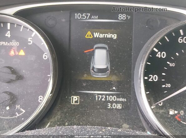KNMAT2MT6GP671444 2016 NISSAN ROGUE Black Widok tylnych siedzeń