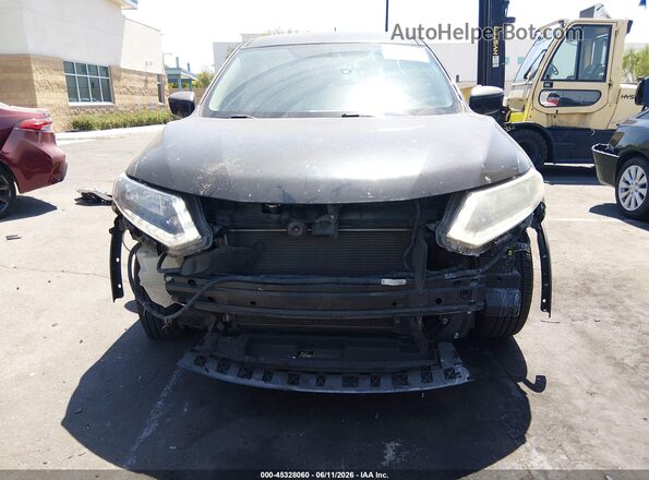 KNMAT2MT6GP671444 2016 NISSAN ROGUE Black Widok z przodu