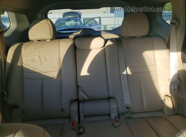 KNMAT2MT6GP704295 2016 NISSAN ROGUE White Widok tylnych siedzeń