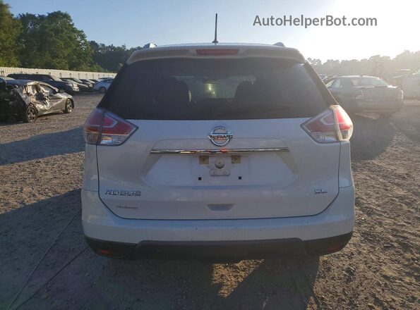 KNMAT2MT6GP704295 2016 NISSAN ROGUE White Widok z tyłu