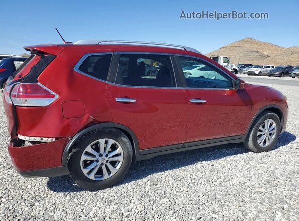 KNMAT2MT6GP712476 2016 NISSAN ROGUE Burgundy 