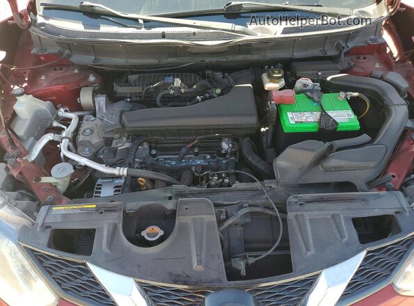 KNMAT2MT6GP712476 2016 NISSAN ROGUE Burgundy 