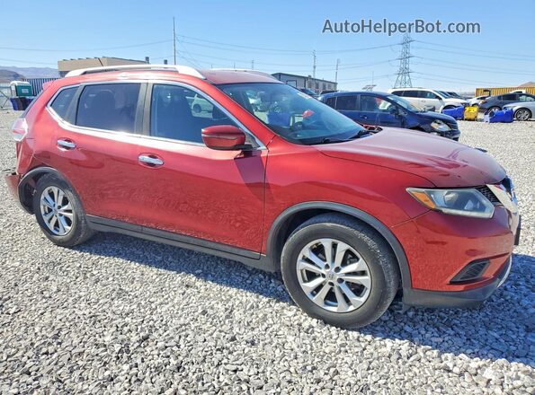 KNMAT2MT6GP712476 2016 NISSAN ROGUE Burgundy 