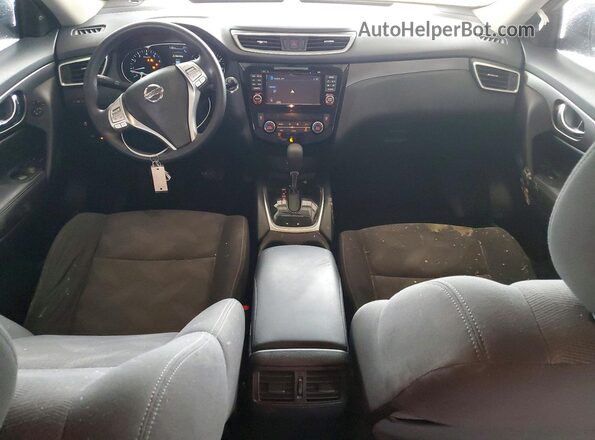 KNMAT2MT6GP730623 2016 NISSAN ROGUE Silver Dashboard view