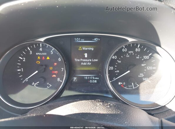 KNMAT2MT6GP733196 2016 NISSAN ROGUE Gray Հետևի նստատեղերի տեսք