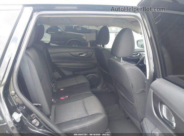 KNMAT2MT6HP510870 2017 NISSAN ROGUE Black Widok naklejki z numerem VIN