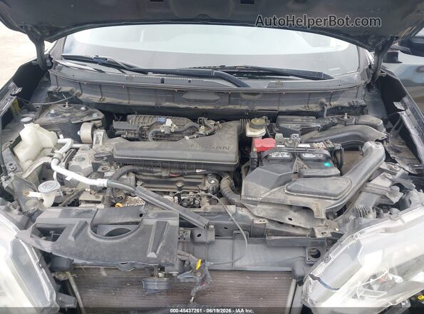 KNMAT2MT6HP510870 2017 NISSAN ROGUE Black Widok z tyłu