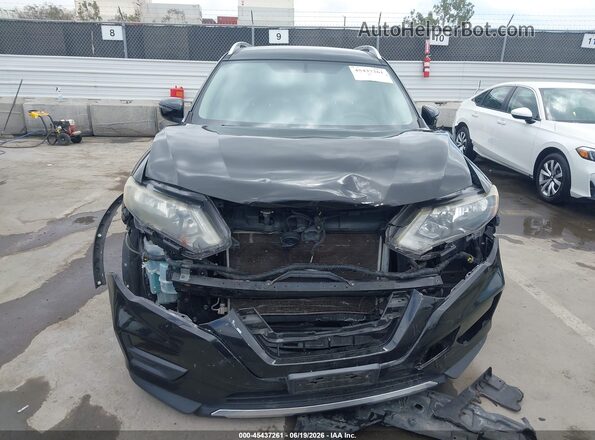 KNMAT2MT6HP510870 2017 NISSAN ROGUE Black Widok zestawu wskaźników