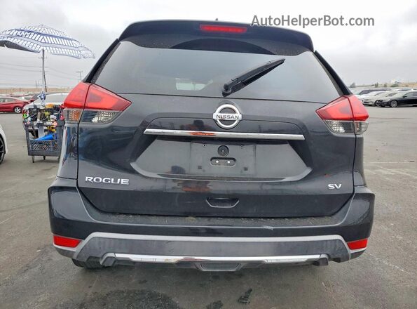 KNMAT2MT6HP526633 2017 NISSAN ROGUE Black Rear view