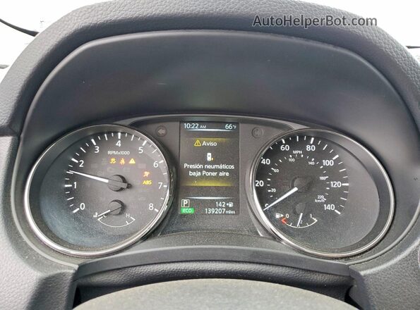KNMAT2MT6HP526633 2017 NISSAN ROGUE Black Instrument cluster view