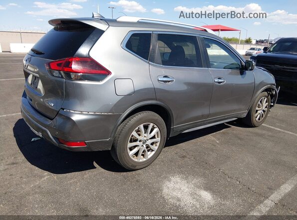 KNMAT2MT6KP505899 2019 NISSAN ROGUE Серый Задняя правая четверть