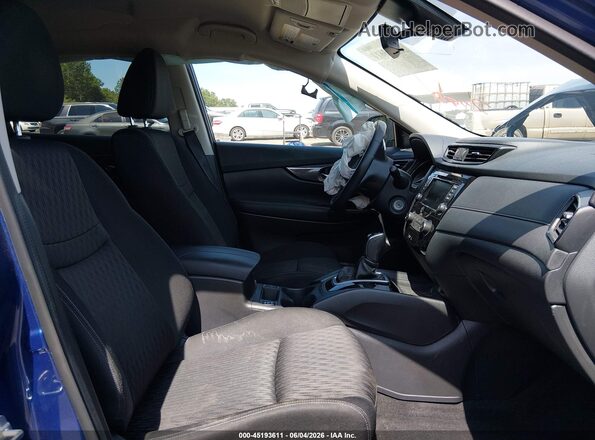 KNMAT2MT6KP556867 2019 NISSAN ROGUE Blue Вид салону спереду