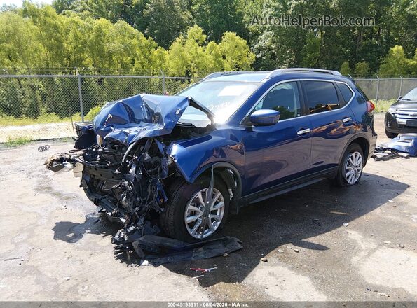 KNMAT2MT6KP556867 2019 NISSAN ROGUE Blue Передня ліва чверть