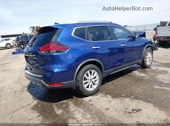 KNMAT2MT6KP556867 2019 NISSAN ROGUE Blue Задня права чверть