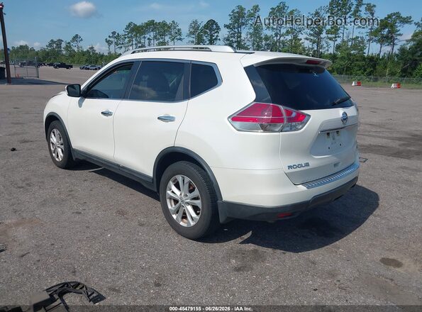 KNMAT2MT7GP610748 2016 NISSAN ROGUE White Trasero izquierdo