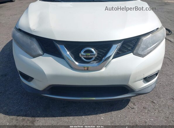 KNMAT2MT7GP610748 2016 NISSAN ROGUE White Vista del cuadro de instrumentos