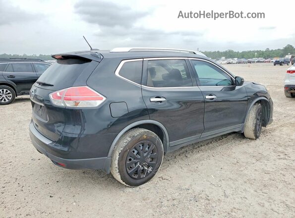 KNMAT2MT7GP622298 2016 NISSAN ROGUE Black Задня права чверть