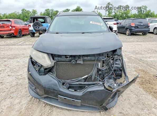 KNMAT2MT7GP622298 2016 NISSAN ROGUE Black Вид спереду