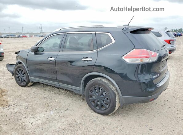 KNMAT2MT7GP622298 2016 NISSAN ROGUE Black Задня ліва чверть