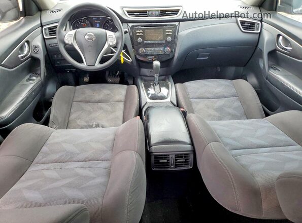 KNMAT2MT7GP622298 2016 NISSAN ROGUE Black Вид панелі приладів