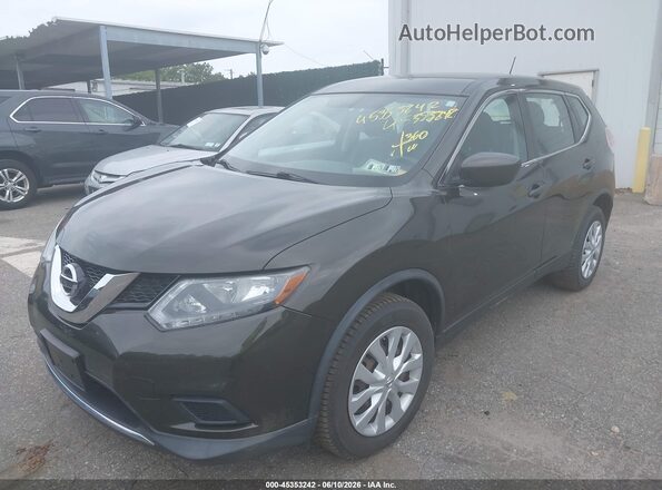 KNMAT2MT7GP644141 2016 NISSAN ROGUE Green 