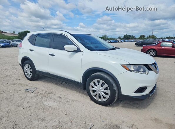 KNMAT2MT7GP649050 2016 NISSAN ROGUE White 