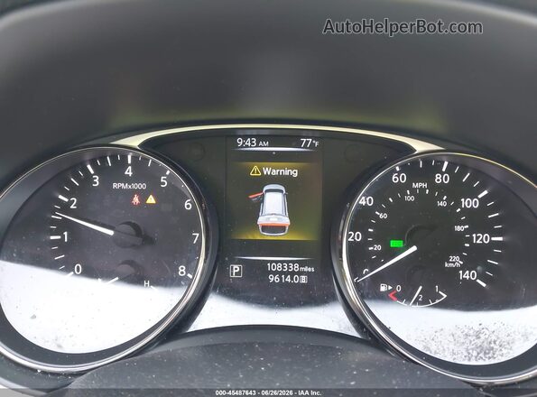 KNMAT2MT7GP653888 2016 NISSAN ROGUE Blue Вид задніх сидінь