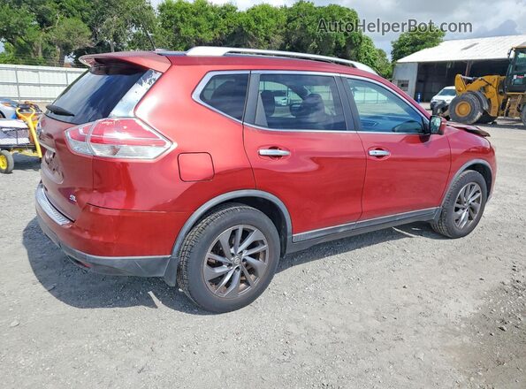 KNMAT2MT7GP713930 2016 NISSAN ROGUE Burgundy Rear right