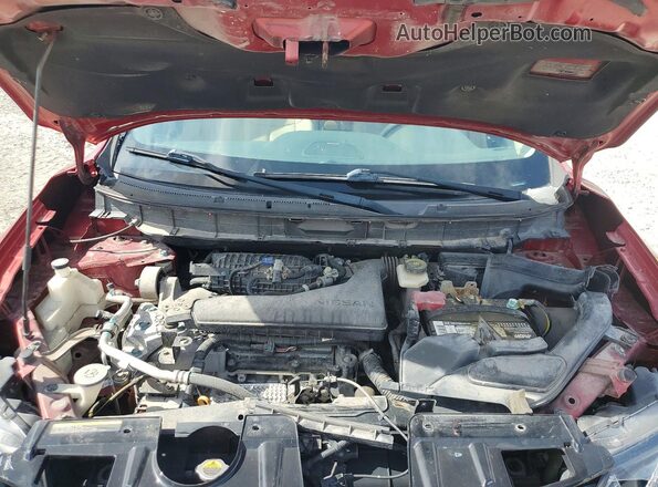 KNMAT2MT7GP713930 2016 NISSAN ROGUE Burgundy Engine compartment view