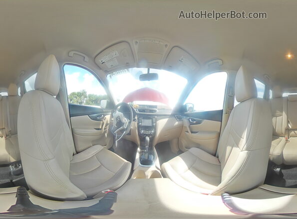 KNMAT2MT7GP713930 2016 NISSAN ROGUE Burgundy 360 interior view
