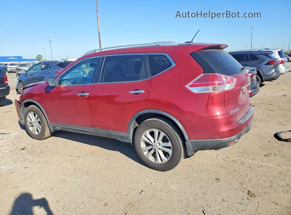 KNMAT2MT7GP729867 2016 NISSAN ROGUE Red Հետևի ձախ