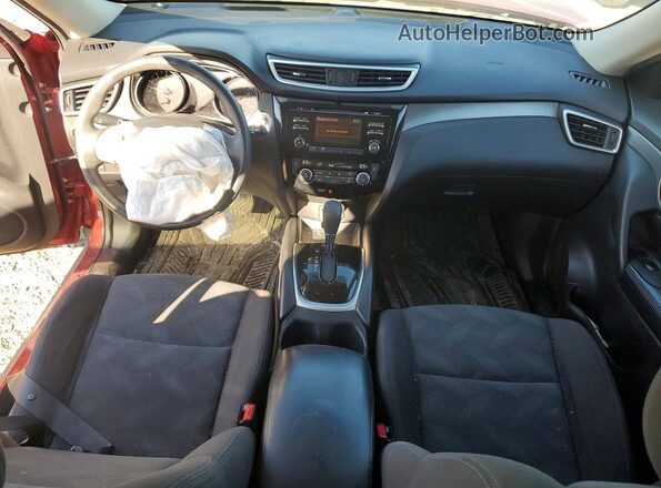 KNMAT2MT7GP729867 2016 NISSAN ROGUE Red Առջևի վահանակի տեսք