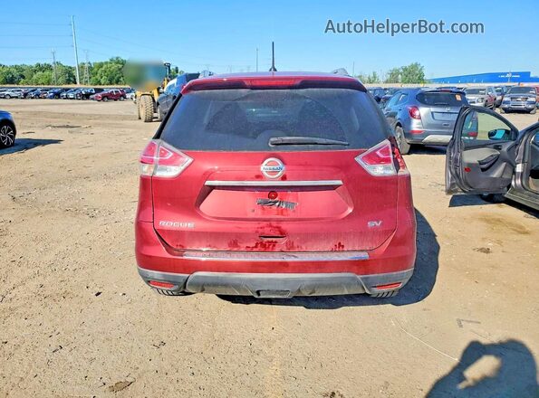 KNMAT2MT7GP729867 2016 NISSAN ROGUE Red Հետևի տեսք