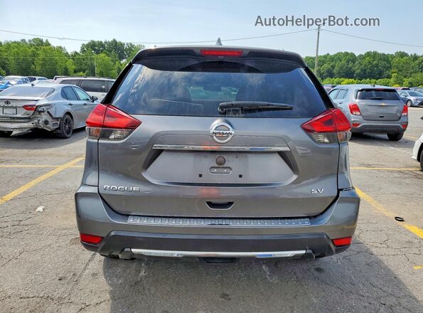 KNMAT2MT7HP611030 2017 NISSAN ROGUE Silver Rear view