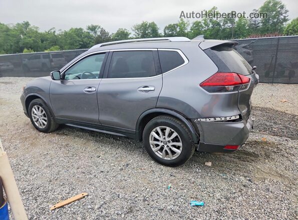 KNMAT2MT7JP505831 2018 NISSAN ROGUE Gray Trasero izquierdo