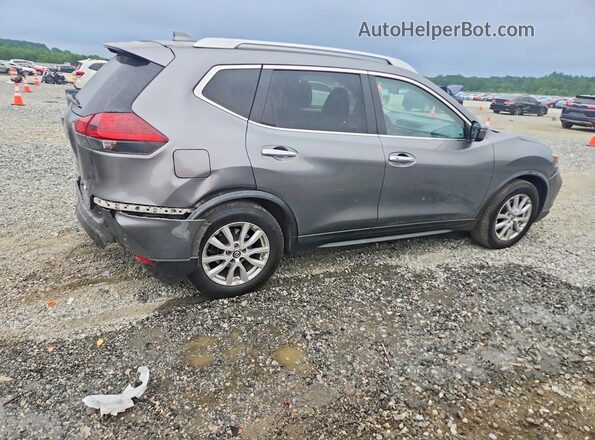 KNMAT2MT7JP505831 2018 NISSAN ROGUE Gray Trasero derecho
