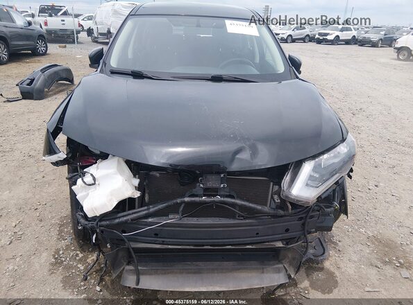 KNMAT2MT7JP510396 2018 NISSAN ROGUE Black Widok z przodu
