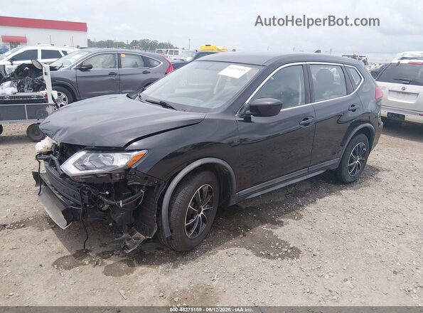 KNMAT2MT7JP510396 2018 NISSAN ROGUE Black Przód lewy