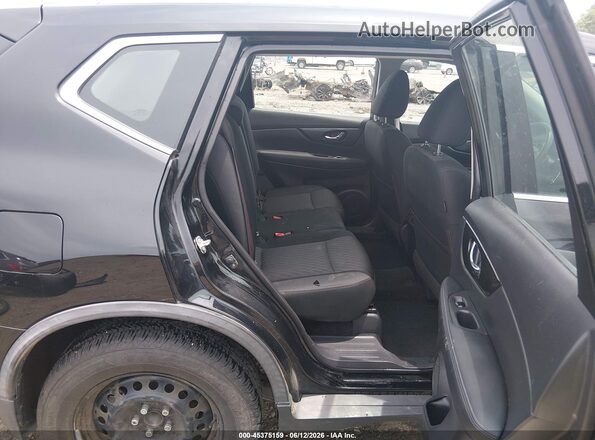 KNMAT2MT7JP510396 2018 NISSAN ROGUE Black Widok naklejki z numerem VIN