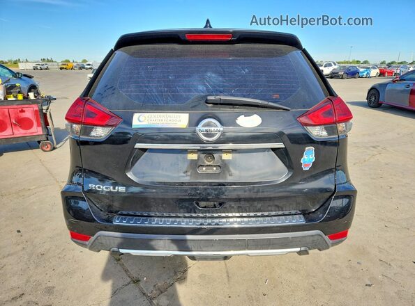KNMAT2MT7JP513914 2018 NISSAN ROGUE Black უკანა ხედი