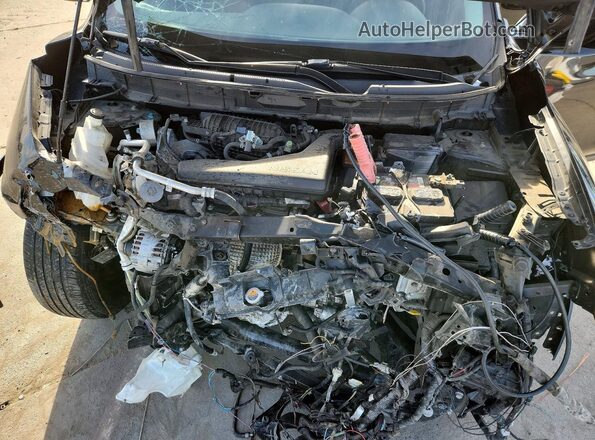 KNMAT2MT7JP513914 2018 NISSAN ROGUE Black უკანა სალონის ხედი