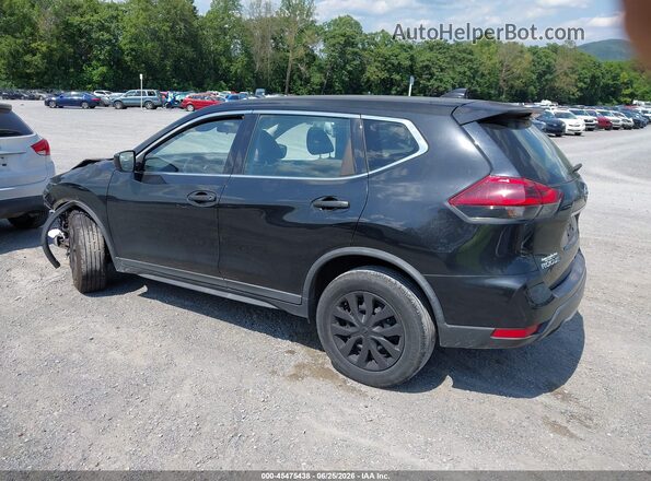 KNMAT2MT7JP517705 2018 NISSAN ROGUE Black უკანა მარცხენა