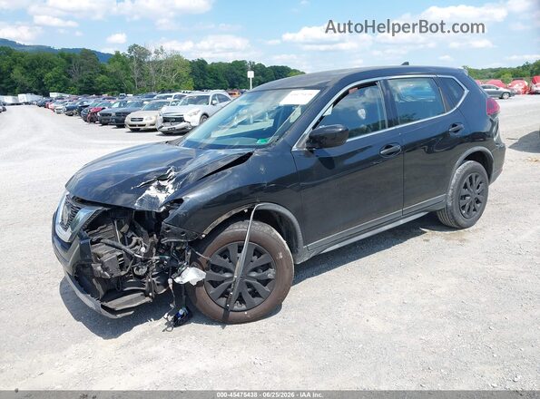 KNMAT2MT7JP517705 2018 NISSAN ROGUE Black წინა მარცხენა ხედი სამი მეოთხედიდან