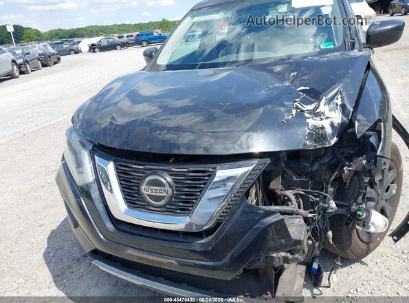 KNMAT2MT7JP517705 2018 NISSAN ROGUE Black უკანა სალონის ხედი
