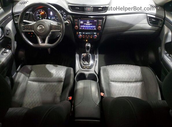 KNMAT2MT7JP520636 2018 NISSAN ROGUE Black Dashboard view