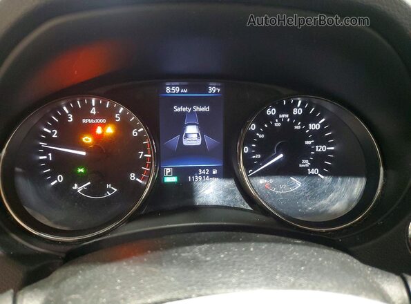 KNMAT2MT7JP520636 2018 NISSAN ROGUE Black Instrument cluster view